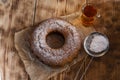 Freshly baked ring cake Royalty Free Stock Photo