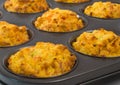 Freshly baked savoury muffins