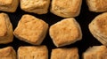 Freshly Baked Scone Horizontal Background.