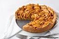 Freshly baked thanksgiving Apple Tart Royalty Free Stock Photo