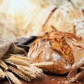 Freshly baked traditional bread