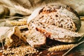 Freshly baked traditional bread