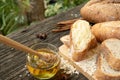 Freshly baked Traditional Italian Ciabatta bread Royalty Free Stock Photo