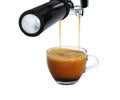 Freshly brewed espresso