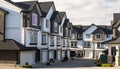 Freshly build townhomes in beautifull row Royalty Free Stock Photo
