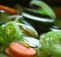 Freshly Chopped Vegetables Royalty Free Stock Photo