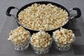 Freshly cooked delicious popcorn Royalty Free Stock Photo