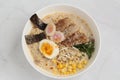 Freshly cooked Filipino dish called Batchoy Royalty Free Stock Photo