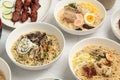 Freshly cooked Filipino dish called Batchoy Royalty Free Stock Photo