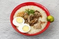 Freshly cooked Filipino food called Goto Royalty Free Stock Photo