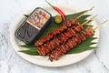 Freshly cooked Filipino food called Isaw