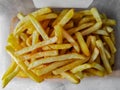 Freshly cooked french fries