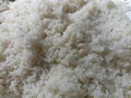 Freshly cooked rice fluffiness Royalty Free Stock Photo