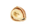 Freshly cracked hazelnut Royalty Free Stock Photo