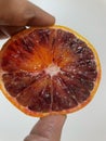 Freshly Cut Blood Orange or Raspberry Orange