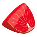 Freshly cut red tuna slice Royalty Free Stock Photo