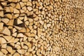 Stacked wood background Royalty Free Stock Photo