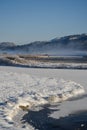 Snow Fog Over Lake George, Colorado Royalty Free Stock Photo