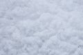 Freshly fallen soft snow, texture of fluffy white snow in winter, close up, top view Royalty Free Stock Photo