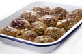 Freshly fried meat balls Royalty Free Stock Photo