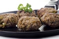 Freshly fried meat balls Royalty Free Stock Photo