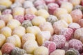 Freshly made Italian gnocchi with copy space Royalty Free Stock Photo