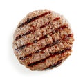 Freshly grilled burger meat Royalty Free Stock Photo