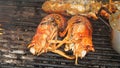 Freshly grilled Lobster on Union Island in the Tobago Cays of Saint Vincent and the Grenadines, Caribbean.