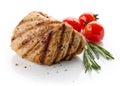 freshly grilled pork fillet steak