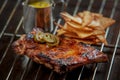 Freshly grilled ribs Royalty Free Stock Photo