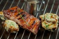 Freshly grilled ribs Royalty Free Stock Photo