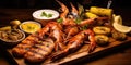 Freshly Grilled Seafood Platter - Oceanic Feast - Coastal Breeze