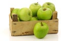 Freshly harvested Granny Smith apples Royalty Free Stock Photo