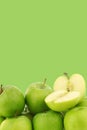 Freshly harvested Granny Smith apples Royalty Free Stock Photo