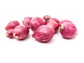 shallots placed on a white background Royalty Free Stock Photo