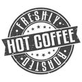 Freshly Hot Coffee Roasted Vector Royalty Free Stock Photo