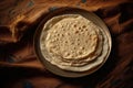Freshly made tortillas on a plate