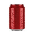 Freshly opened soda can Royalty Free Stock Photo