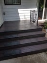 Freshly painted stairs