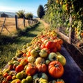 freshly picked fresh tomatoes Royalty Free Stock Photo