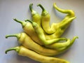 Freshly Picked Green Capsicums