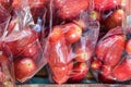 Freshly plucked rose apple fruit or jambu airon display for sale