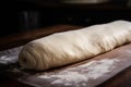 freshly rolled pizza dough ready for toppings