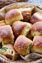 Freshly salty scones with ramsons