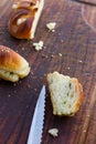 Salty scones with ramsons