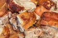 Freshly Spit Roasted Gourmet Tender Pork Meat Slices Detail