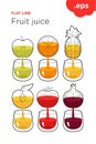 Freshly squeezed fruit and vegetable juice