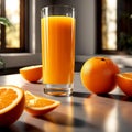 Sunrise Nectar: Savoring the Zest and Zing of Fresh Orange Juice.