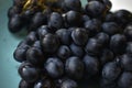 Freshly washed red grapes in a colander Royalty Free Stock Photo