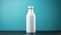 Freshness in a glass, healthy milk for drinking generated by AI